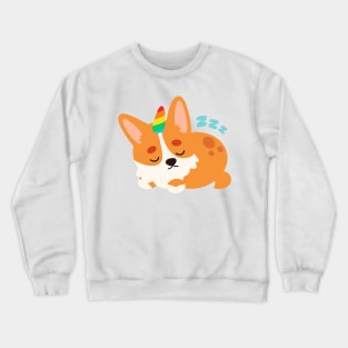 Cute Corgi Sleeping Crewneck Sweatshirt